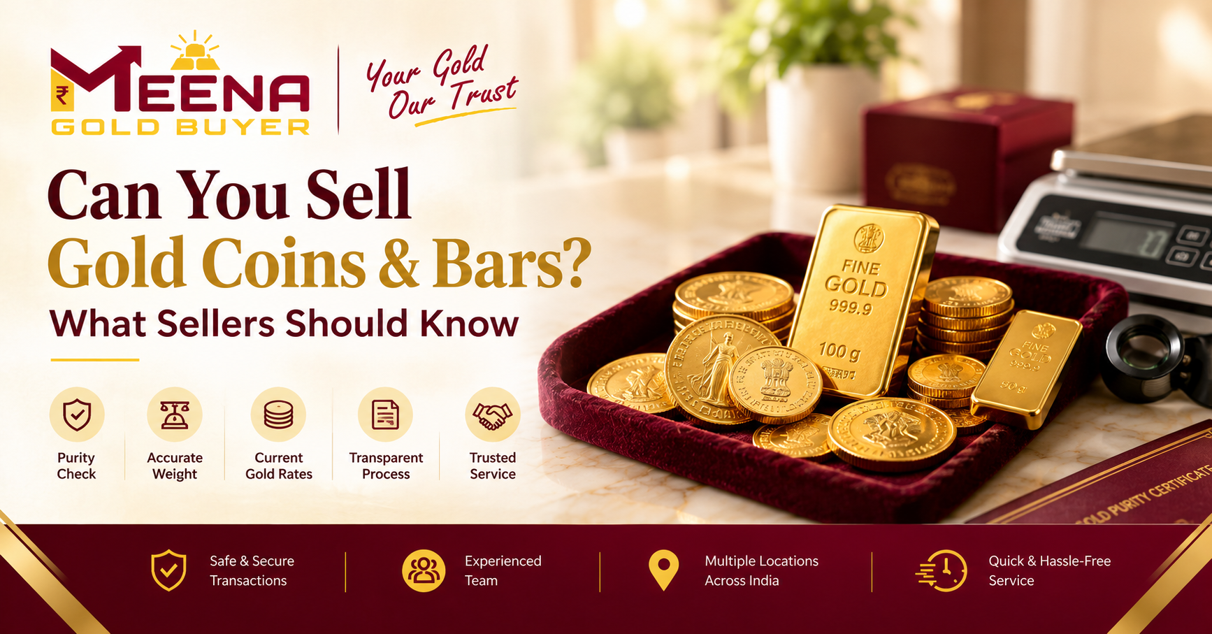 Can You Sell Gold Coins and Bars? What Sellers Should Know