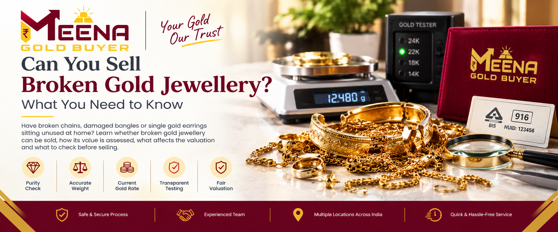 Can You Sell Broken Gold Jewellery? What You Need to Know