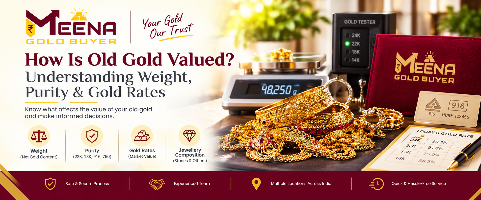 How Is Old Gold Valued? Understanding Weight, Purity & Gold Rates